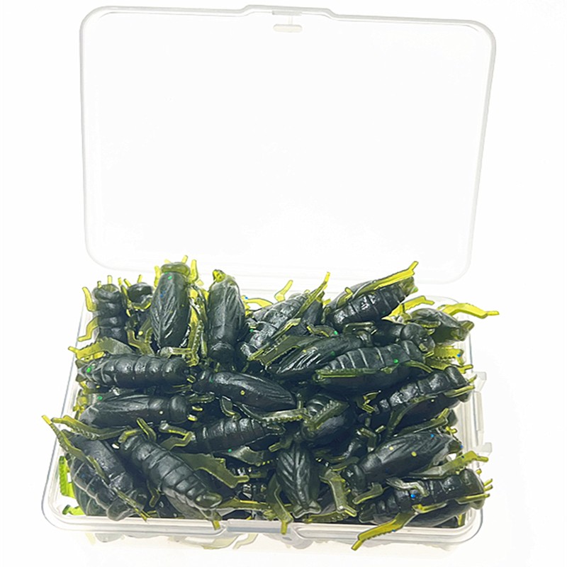 Fishing Lure Box - 60 teile/schachtel Weiche Insekten Cricket Angeln