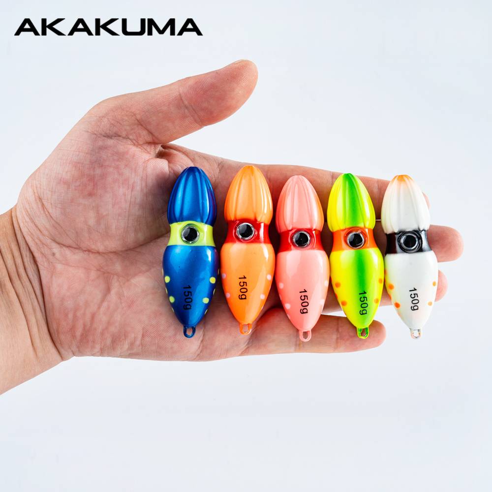 Fishing Lure Jig - 5Pcs 45-150g Metall Sinking Casting Lockt